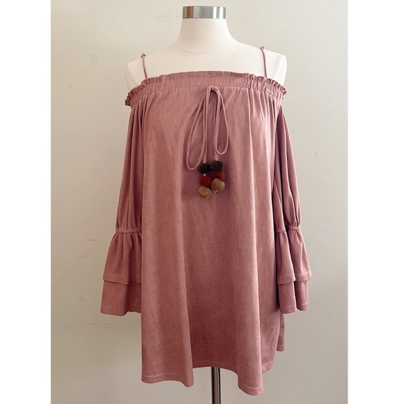 VICI | Long Sleeve Tassel Dress - Picture 1 of 4